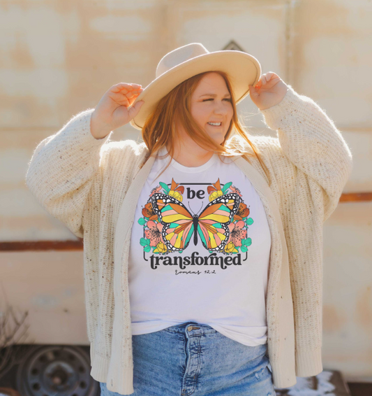 Be transformed butterfly sublimation shirt transfer