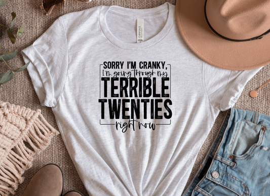 Terrible twenties sublimation shirt transfer