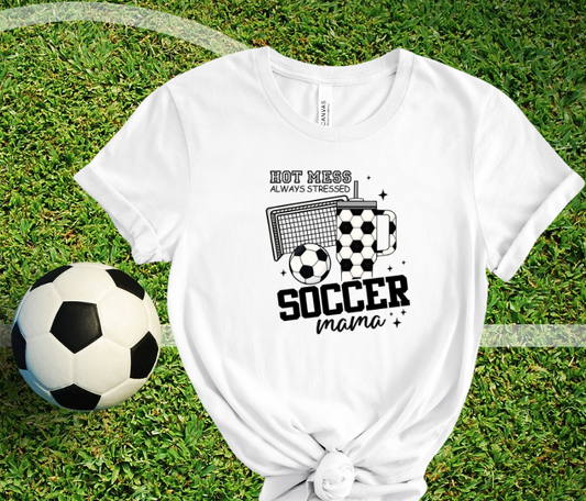 Soccer mama sublimation shirt transfer
