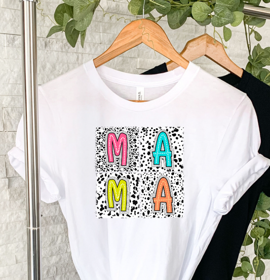 Mama neon sublimation shirt transfer