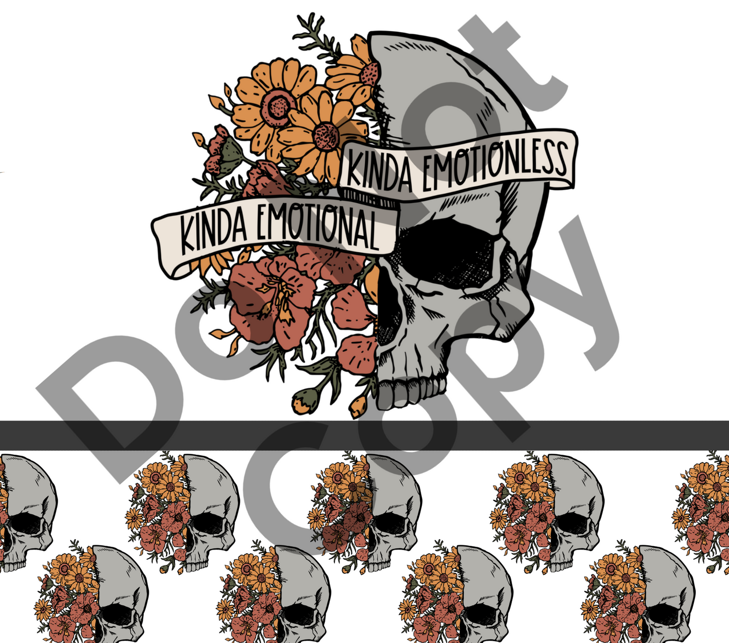 Kinda emotional kinda emotionless tumbler transfer