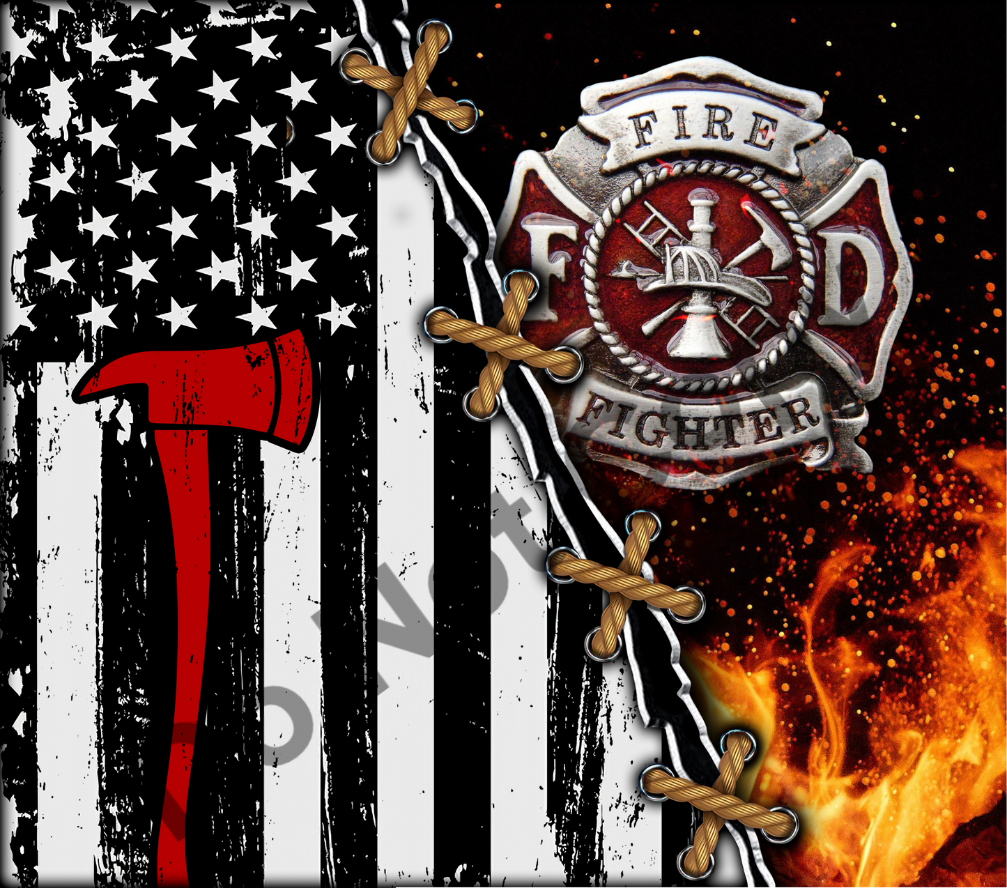 Fire fighter tumbler transfer