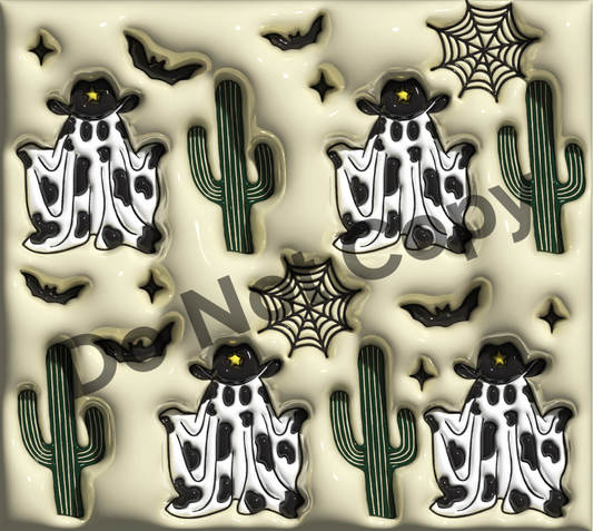 Western ghosts tumbler transfer