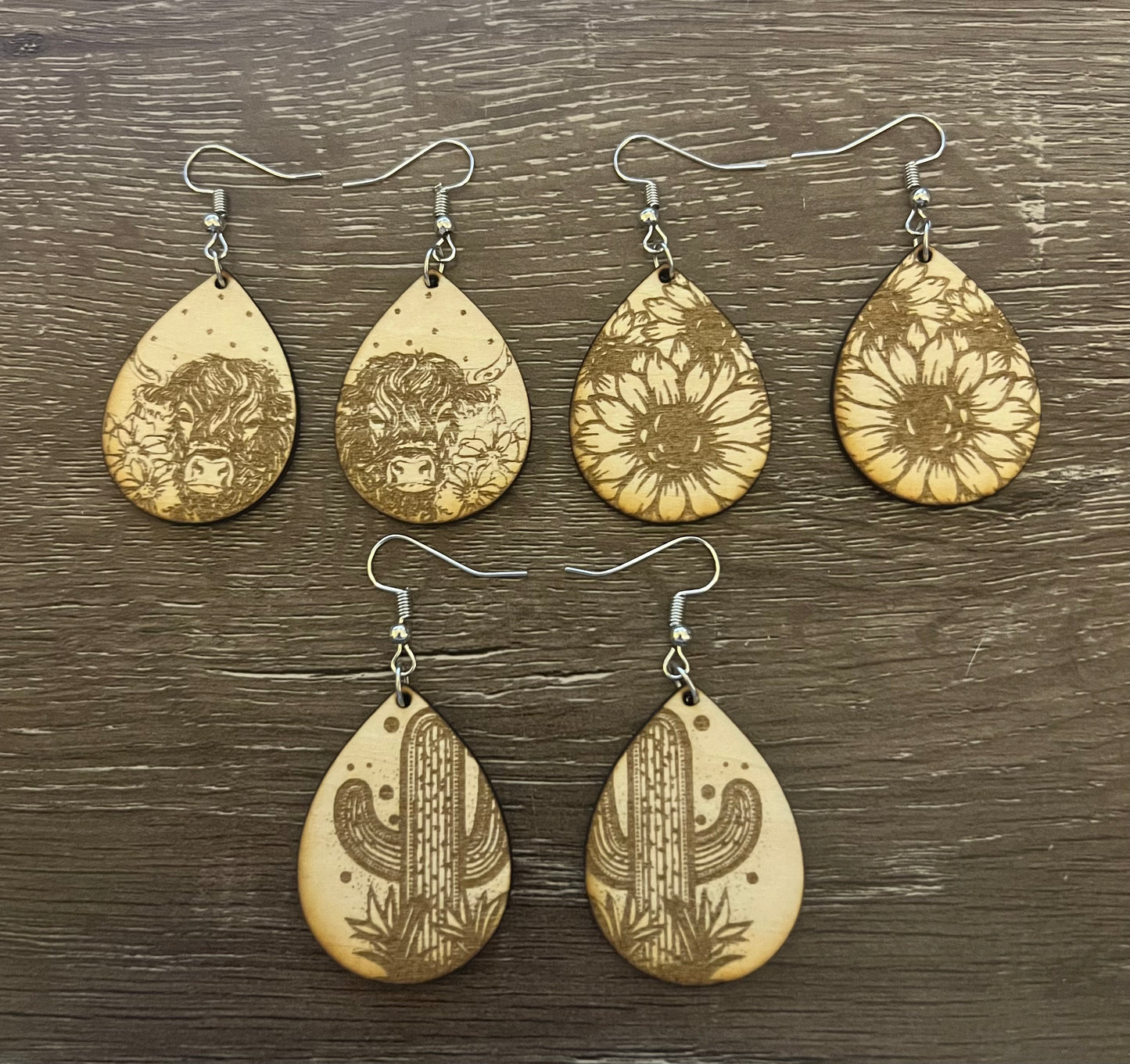 Western earrings