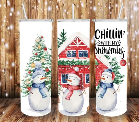 Snowmies completed tumbler