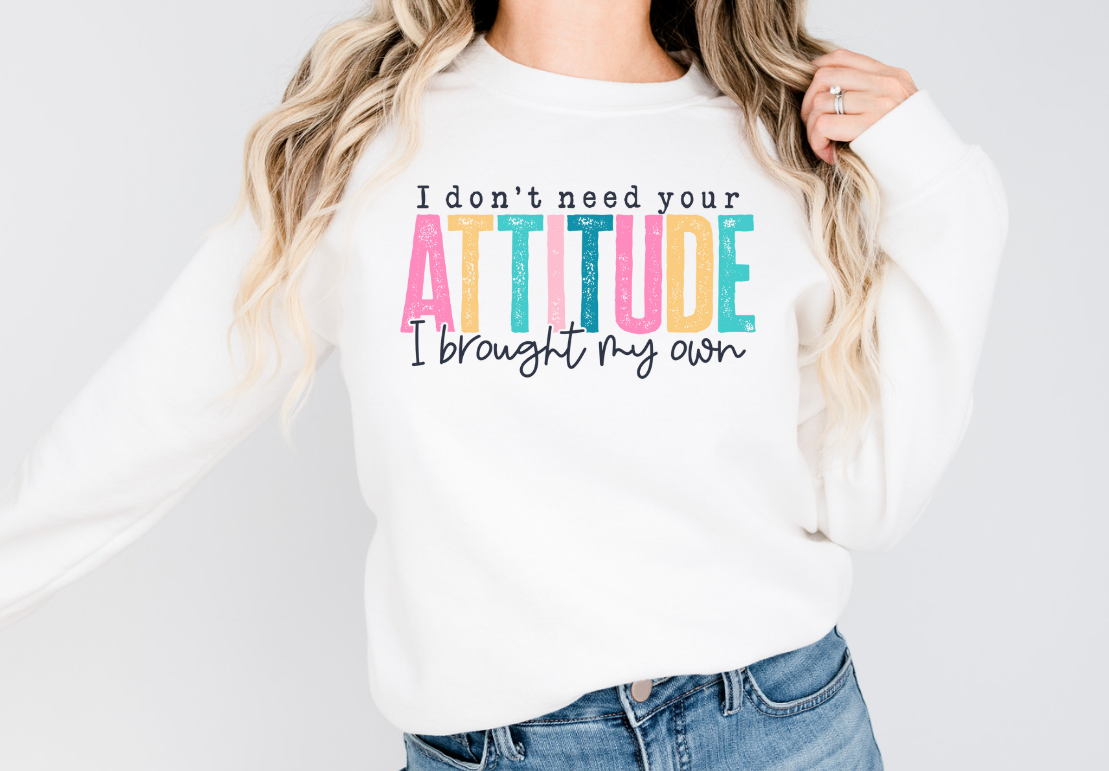 Attitude sublimation shirt transfer