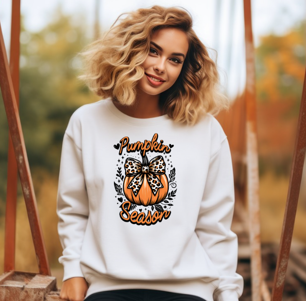 Pumpkin season retro sublimation shirt transfer