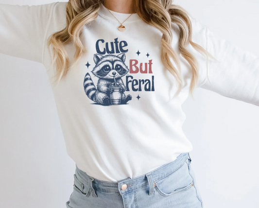 Cute but feral sublimation shirt transfer