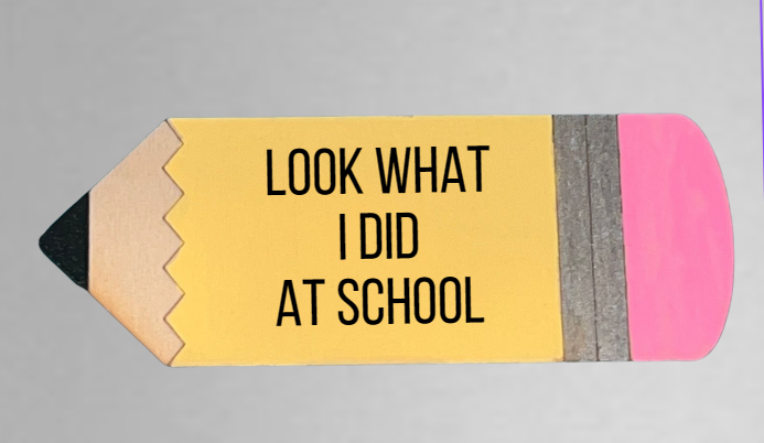 Look what I did at school magnet
