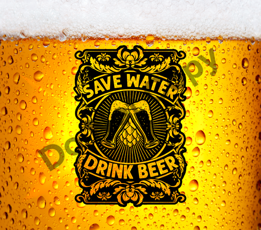 Save water tumbler transfer