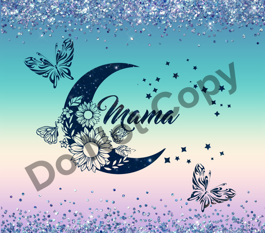 Mama moon tumbler transfer
