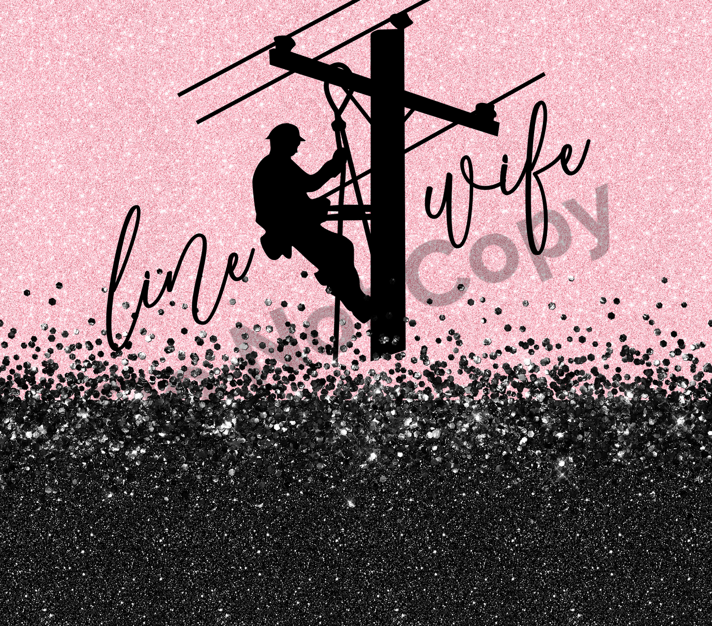 Line wife tumbler transfer