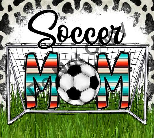 Soccer mom goal tumbler transfer