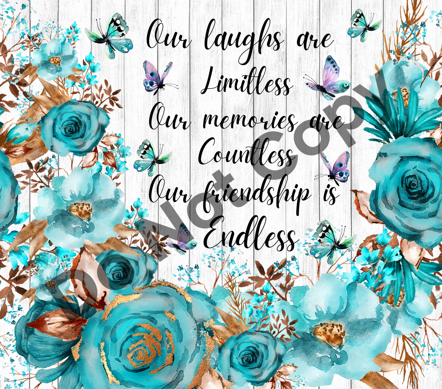 Our friendship tumbler transfer