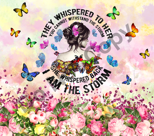 I am the storm tumbler transfer
